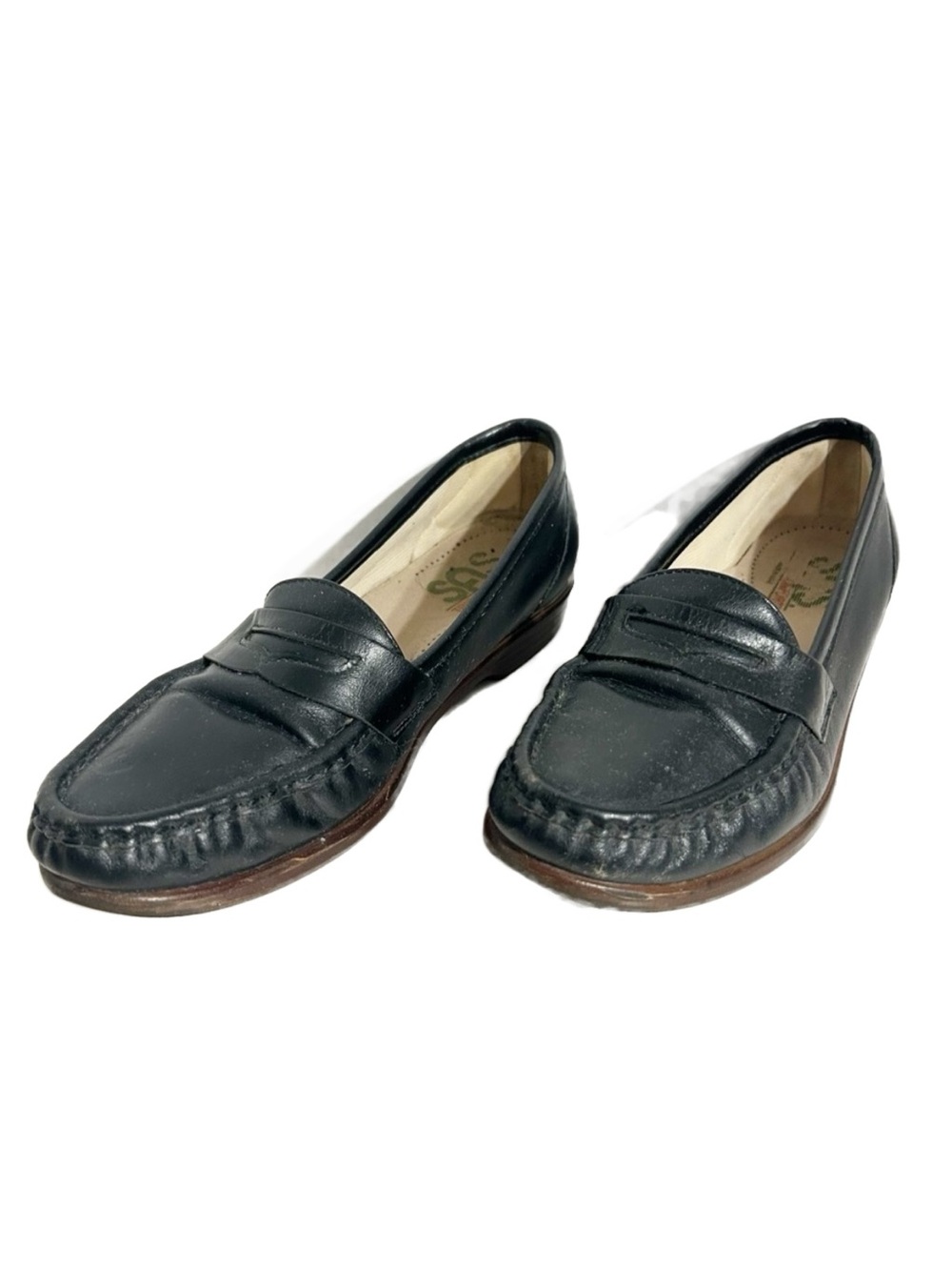 SAS Tripad Leather Slip On Penny Loafers Comfort Shoes Penny Slot Size 8.5 N